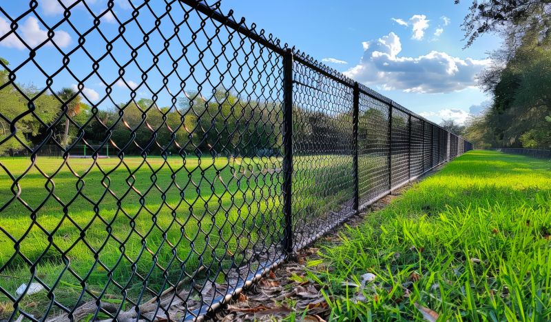 Chain-Link Security Fence